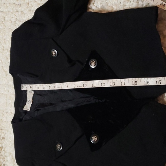 Vintage valentino Miss V velvet/wool blend cropped jacket - Picture 6 of 8